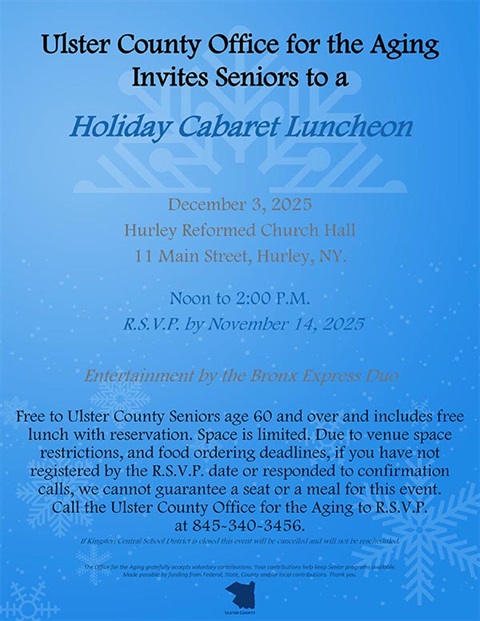 Holiday Cabaret Event Flyer