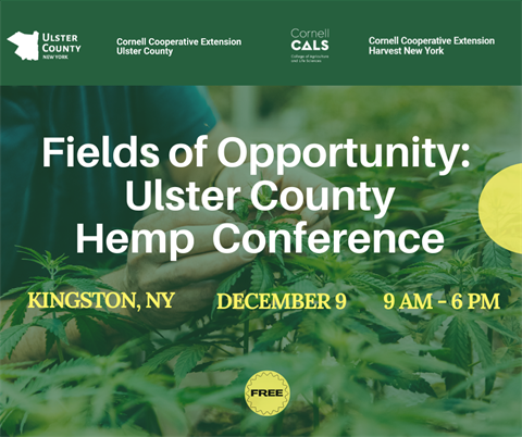 Flyer for the 2025 Fields of Opportunity Hemp Conference