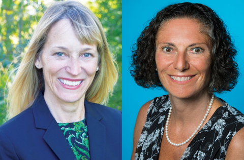 Headshots of Tracy Bartels and Anna Brett