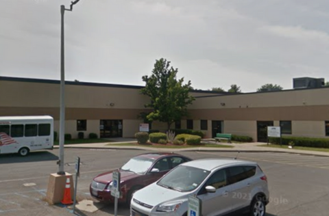 Photo of the Ulster County Human Services Complex at Development Court, showing the entrance to the VSA, Senior Hub, Youth Bureau and Human Rights Department.